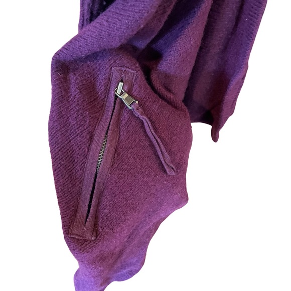 American Eagle Magenta Open Cardigan w/ Pockets M - Picture 3 of 5